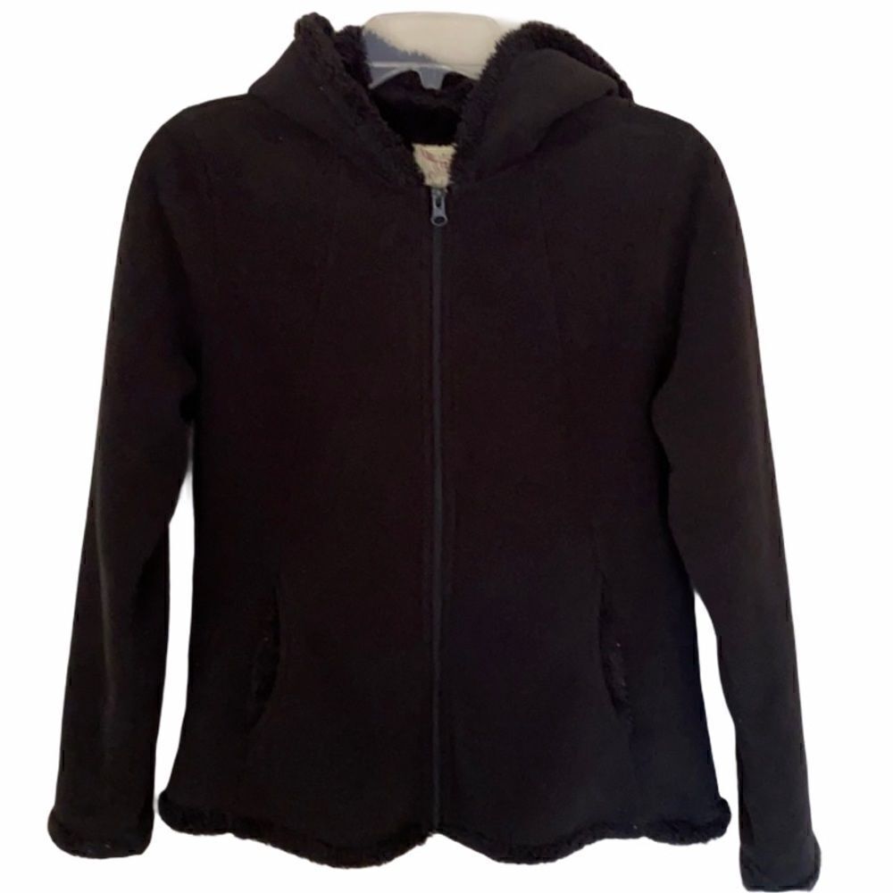 Faded Glory Woman’s Sherpa/Fleece Hooded Coat